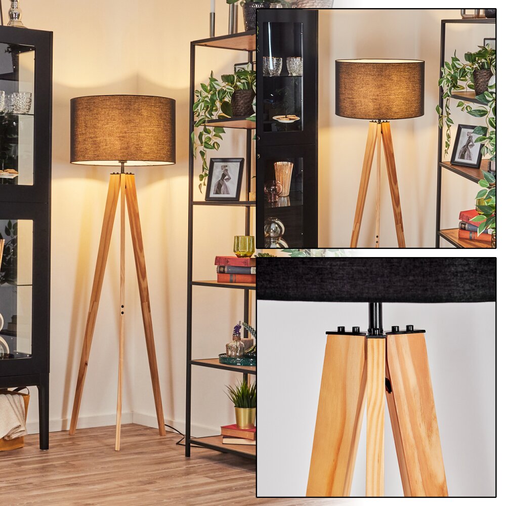 Flemming Lampada da terra Écru, Nero, 1-Luce main product photo