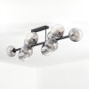 Koyoto Plafoniera, Lampada a sfera Chiaro, Grigio fumo, 10-Luci