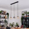Gastor Lampadario a sospensione, Lampada a sfera, Lampada a sospensione Ambrato, Chiaro, Grigio fumo, 3-Luci