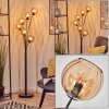 Koyoto Lampada da terra 40 cm Ambrato, 6-Luci