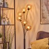 Koyoto Lampada da terra 40 cm Ambrato, 6-Luci