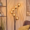 Koyoto Lampada da terra 40 cm Ambrato, 6-Luci