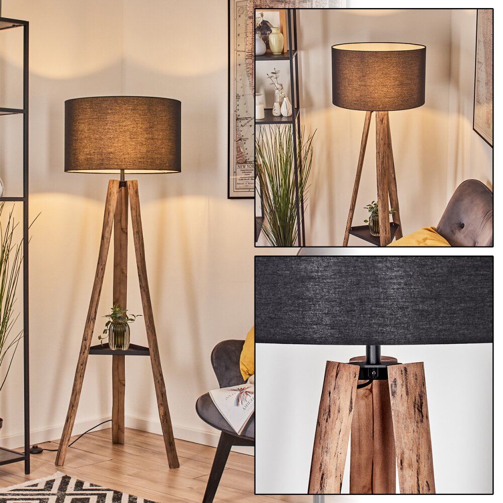 Flemming Lampada da terra Écru, Nero, 1-Luce main product photo