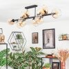 Koyoto Plafoniera, Lampada a sfera Ambrato, Chiaro, 10-Luci