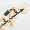 Koyoto Plafoniera, Lampada a sfera Ambrato, Chiaro, 10-Luci