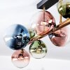 Chehalis Plafoniera, Lampada a sfera Oro, Nero, 10-Luci