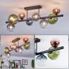 Chehalis Plafoniera, Lampada a sfera Blu, Verde, Chiaro, Ramato, 8-Luci