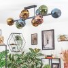 Koyoto Plafoniera, Lampada a sfera Blu, Oro, Verde, Ramato, 10-Luci