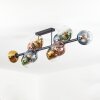 Koyoto Plafoniera, Lampada a sfera Blu, Oro, Verde, Chiaro, Ramato, 10-Luci