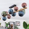 Chehalis Plafoniera, Lampada a sfera Oro, Nero, 10-Luci