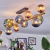 Chehalis Plafoniera, Lampada a sfera Oro, Nero, 10-Luci