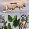 Chehalis Plafoniera, Lampada a sfera Oro, Nero, 10-Luci