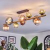 Chehalis Plafoniera, Lampada a sfera Oro, Nero, 10-Luci
