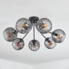 Koyoto Plafoniera, Lampada a sfera 82 cm Grigio fumo, 7-Luci Koyoto Plafoniera, Lampada a sfera 82 cm Grigio fumo, 7-Luci
