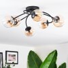 Chehalis Plafoniera, Lampada a sfera 56 cm Ambrato, Chiaro, 6-Luci