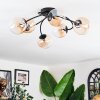 Chehalis Plafoniera, Lampada a sfera 58 cm Ambrato, Chiaro, 6-Luci