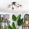 Chehalis Plafoniera, Lampada a sfera 58 cm Ambrato, Chiaro, 6-Luci
