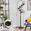 Koyoto Lampada da terra 40 cm Chiaro, Grigio fumo, 6-Luci