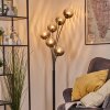 Koyoto Lampada da terra 40 cm Chiaro, Grigio fumo, 6-Luci