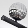 Chehalis Plafoniera, Lampada a sfera Ambrato, Chiaro, Grigio fumo, 8-Luci