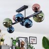 Chehalis Plafoniera, Lampada a sfera Blu, Verde, Ramato, 8-Luci