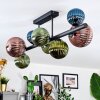 Chehalis Plafoniera, Lampada a sfera Blu, Verde, Ramato, 8-Luci
