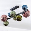 Chehalis Plafoniera, Lampada a sfera Blu, Verde, Ramato, 8-Luci