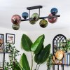 Chehalis Plafoniera, Lampada a sfera Blu, Verde, Ramato, 8-Luci