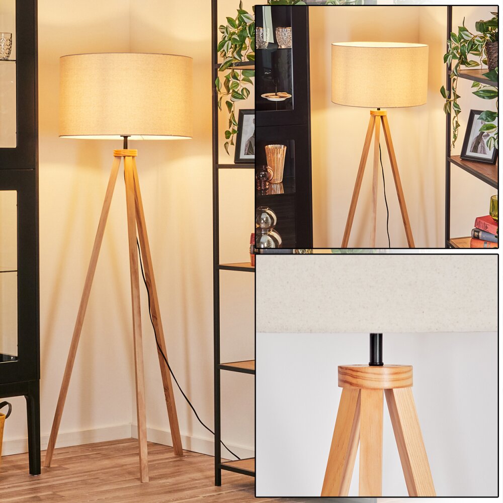 Flemming Lampada da terra Écru, Nero, 1-Luce main product photo