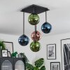 Gastor Plafoniera, Lampada a sfera Blu, Verde, Ramato, 5-Luci