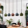 Koyoto Lampadario a sospensione, Lampada a sfera, Lampada a sospensione Écru, Nero, 5-Luci