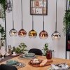 Koyoto Lampadario a sospensione, Lampada a sfera, Lampada a sospensione Écru, Nero, 5-Luci Koyoto Lampadario a sospensione, Lampada a sfera, Lampada a sospensione Écru, Nero, 5-Luci