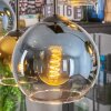 Koyoto Lampadario a sospensione, Lampada a sfera, Lampada a sospensione Blu, Oro, Verde, Chiaro, 6-Luci