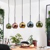 Koyoto Lampadario a sospensione, Lampada a sfera, Lampada a sospensione Écru, Nero, 5-Luci