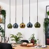 Koyoto Lampadario a sospensione, Lampada a sfera, Lampada a sospensione Écru, Nero, 5-Luci