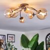 Chehalis Plafoniera, Lampada a sfera Ambrato, Chiaro, 6-Luci