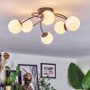 Chehalis Plafoniera, Lampada a sfera 56 cm Bianco, 6-Luci