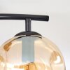 Ripoll Plafoniera, Lampada a sfera Ambrato, Chiaro, 2-Luci