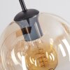 Koyoto Lampadario a sospensione, Lampada a sfera, Lampada a sospensione Ambrato, Chiaro, Grigio fumo, 6-Luci