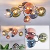 Chehalis Plafoniera, Lampada a sfera Blu, Verde, Chiaro, Ramato, 6-Luci