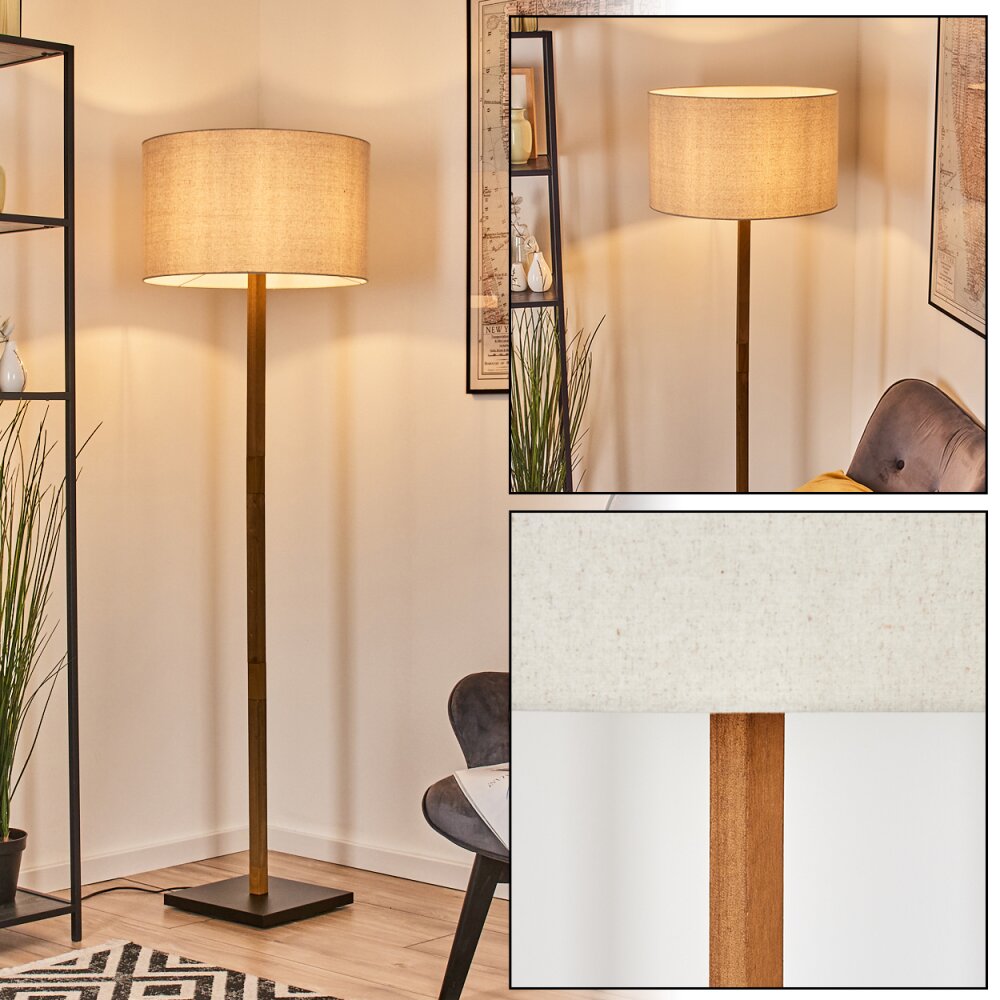 Flemming Lampada da terra Écru, Nero, 1-Luce main product photo