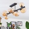 Chehalis Plafoniera, Lampada a sfera Ambrato, 8-Luci