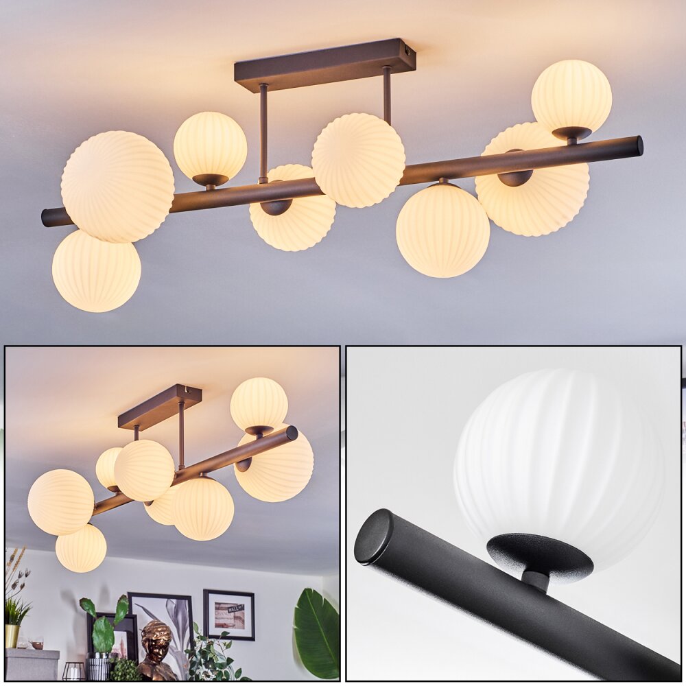 Chehalis Plafoniera, Lampada a sfera Bianco, 8-Luci main product photo