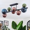 Chehalis Plafoniera, Lampada a sfera Blu, Verde, Ramato, 8-Luci