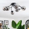 Chehalis Plafoniera, Lampada a sfera 64 cm Grigio fumo, 6-Luci