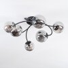 Chehalis Plafoniera, Lampada a sfera 64 cm Grigio fumo, 6-Luci