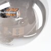 Chehalis Plafoniera, Lampada a sfera 58 cm Grigio fumo, 6-Luci