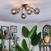 Chehalis Plafoniera, Lampada a sfera 58 cm Grigio fumo, 6-Luci