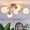 Chehalis Plafoniera, Lampada a sfera Bianco, 6-Luci