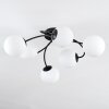 Chehalis Plafoniera, Lampada a sfera Bianco, 6-Luci